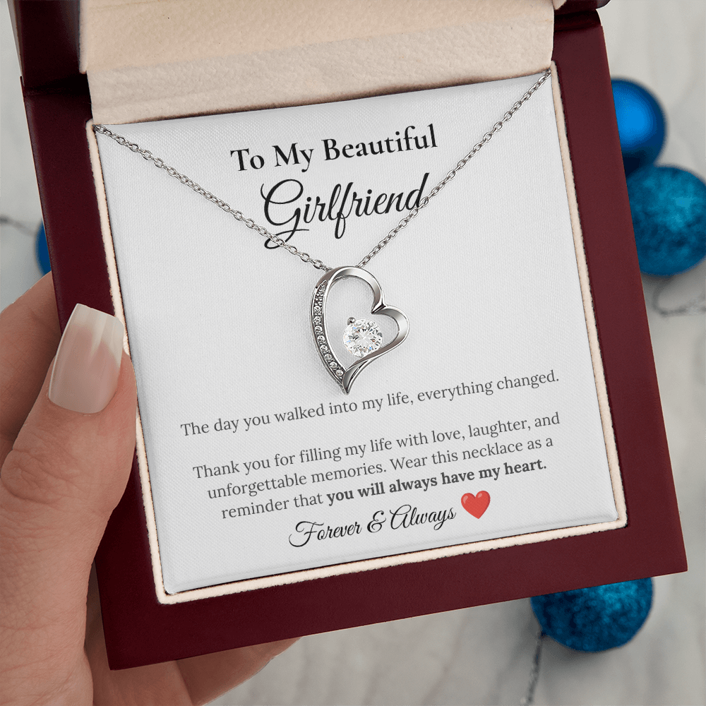 To My Girlfriend Necklace