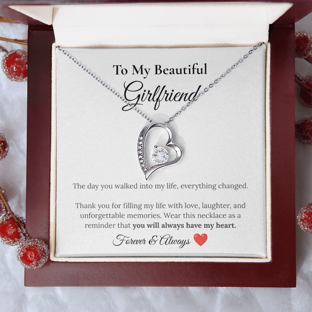To My Girlfriend Necklace