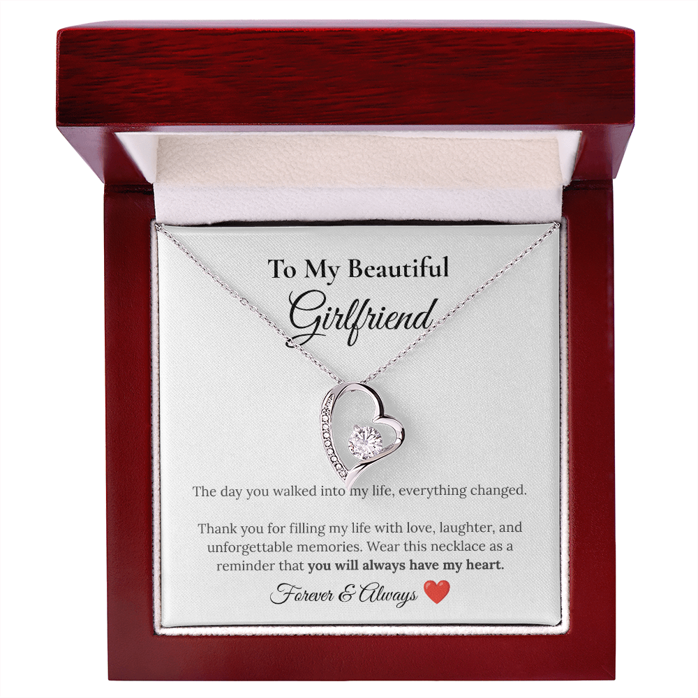 To My Girlfriend Necklace