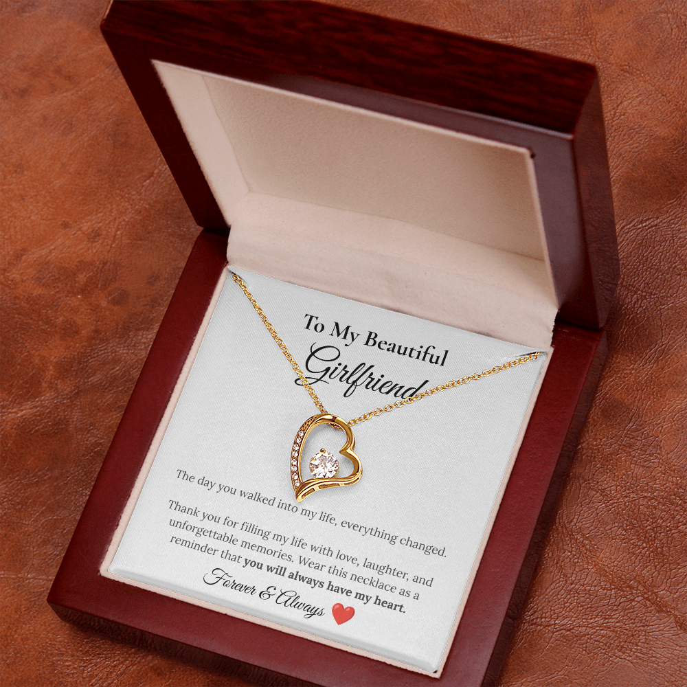 To My Girlfriend Necklace