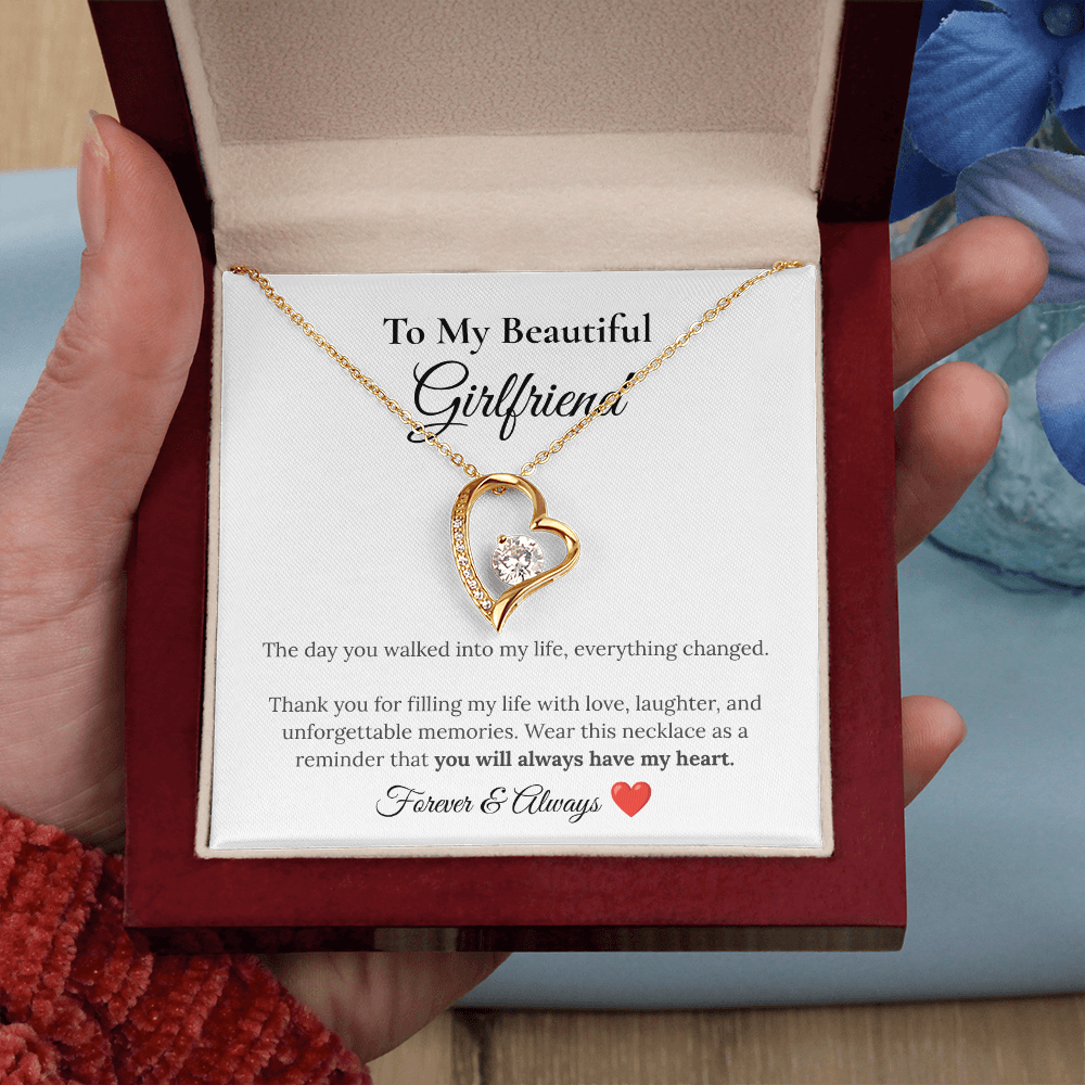 To My Girlfriend Necklace