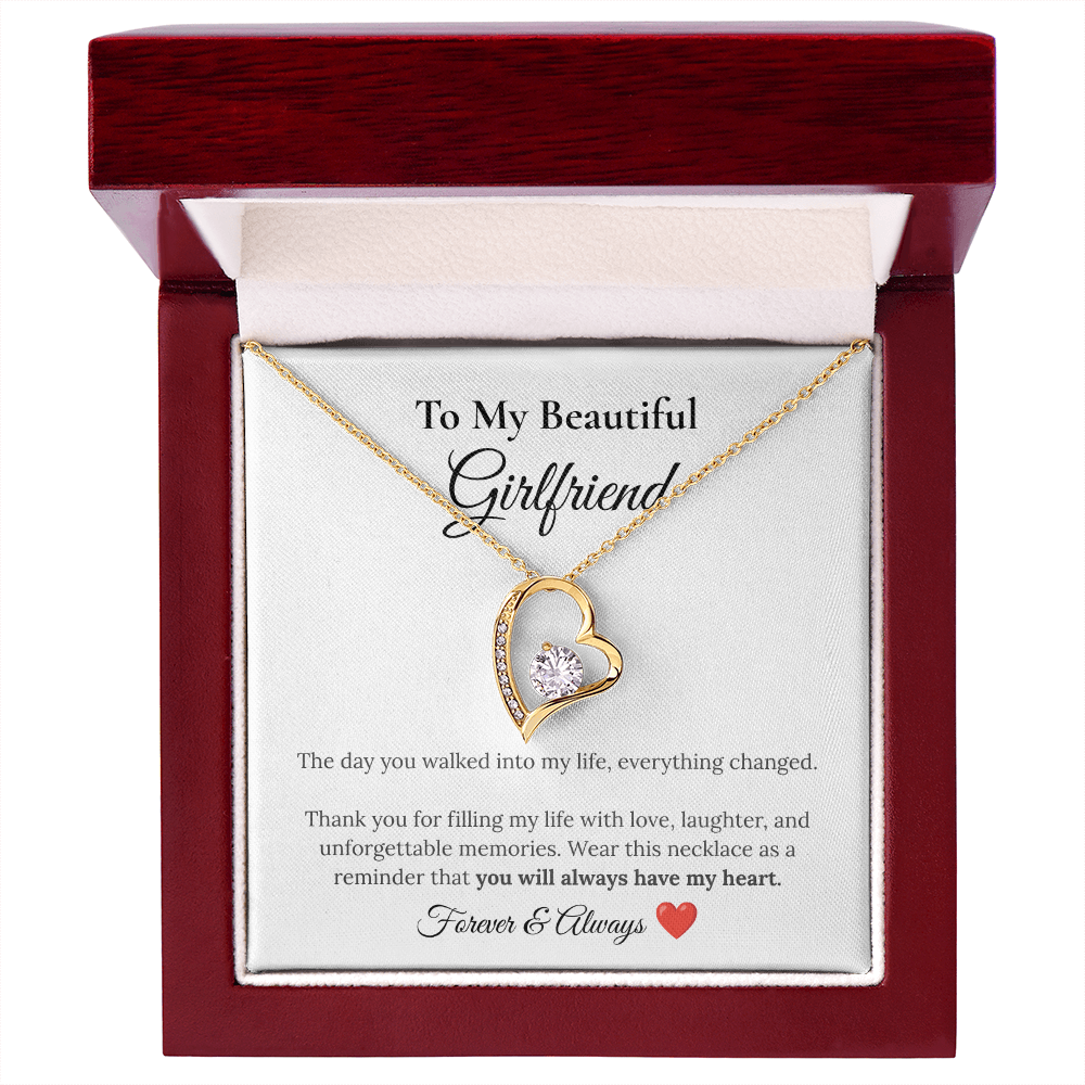 To My Girlfriend Necklace