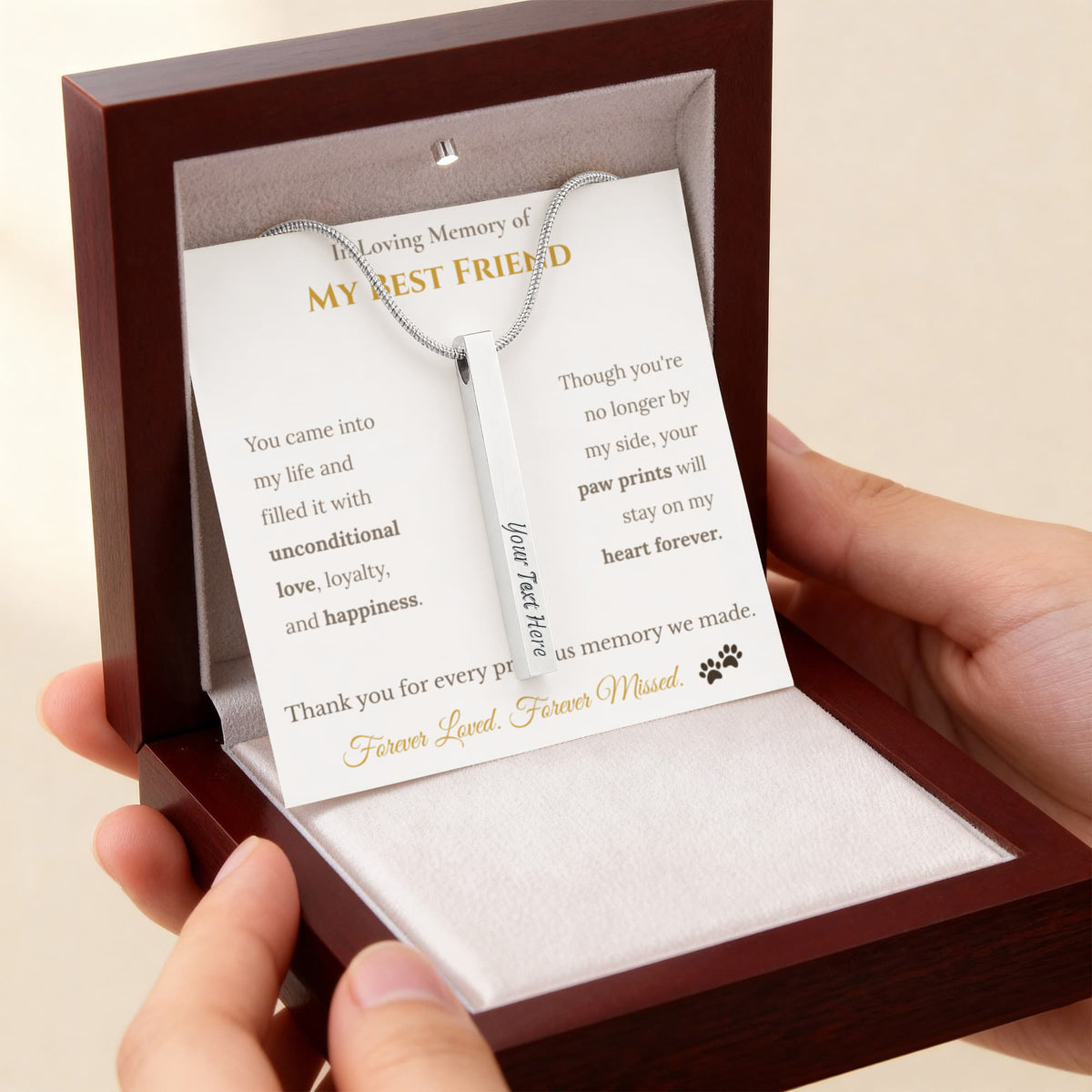 Dog Memorial Necklace