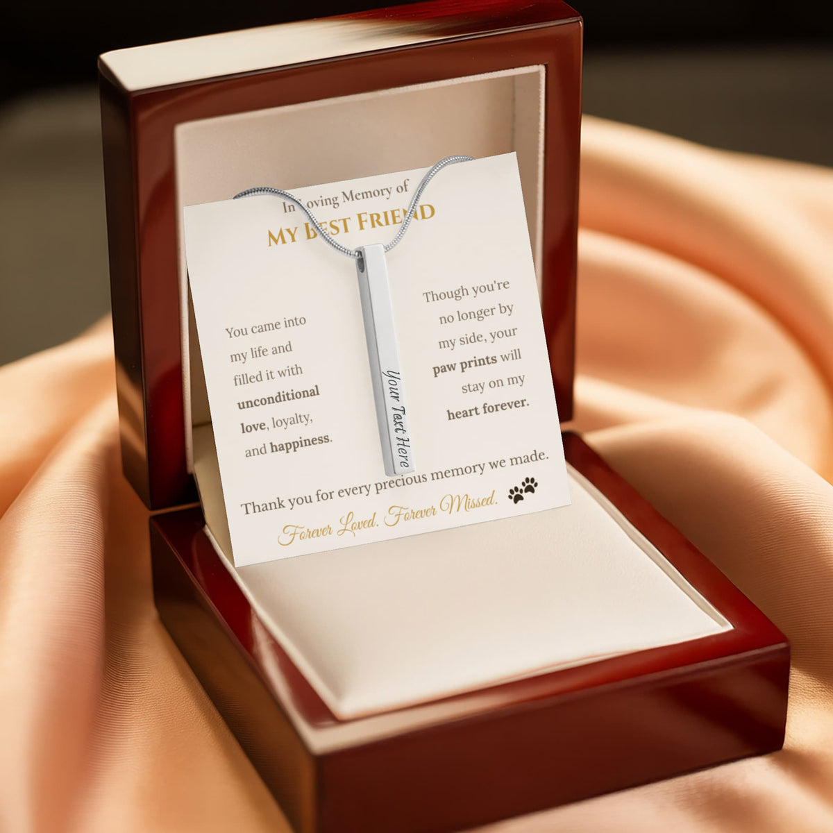 Dog Memorial Necklace