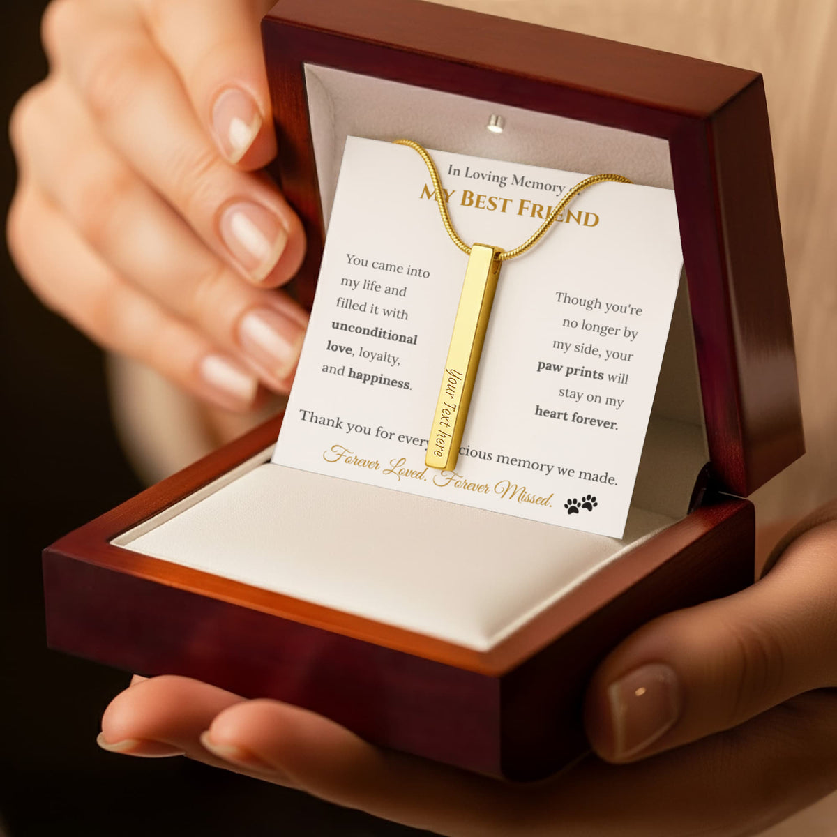 Dog Memorial Necklace