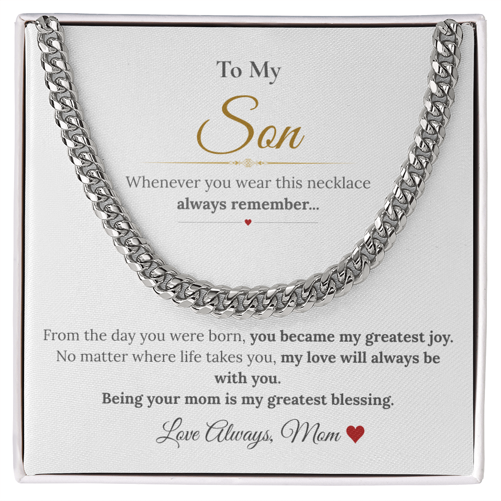 To My Son Gift from Mom