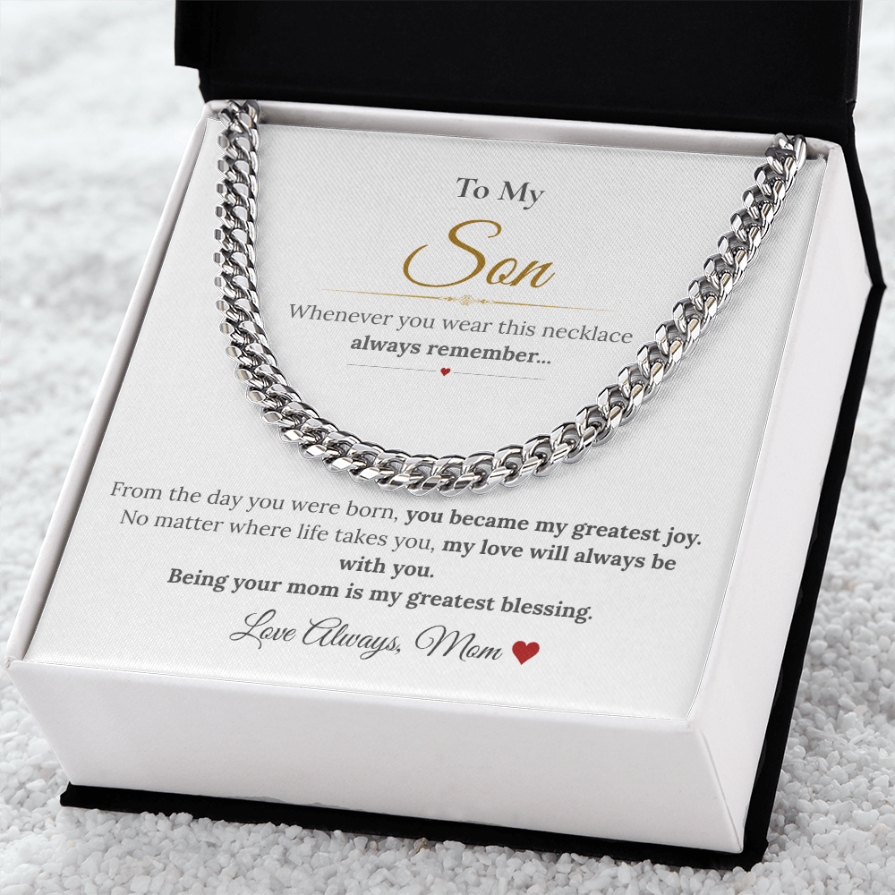 To My Son Gift from Mom