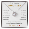 To My Daughter Necklace