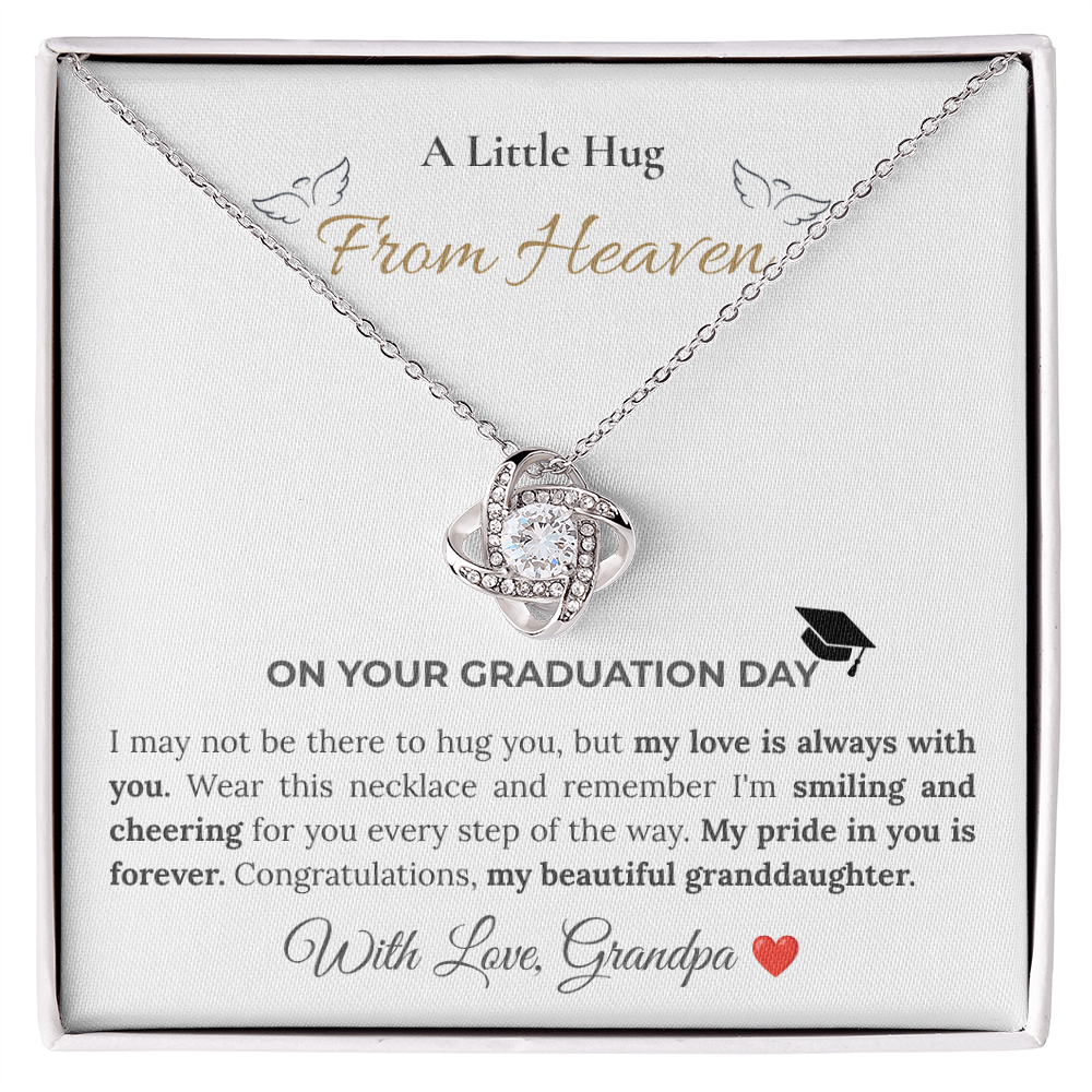 A Little Hug From Heaven Graduation Gift From Grandpa