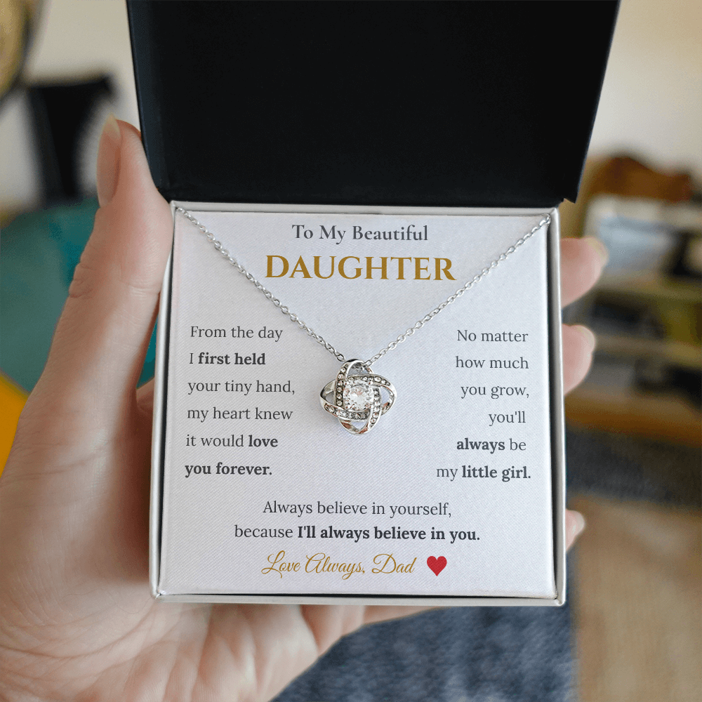 To My Daughter Necklace