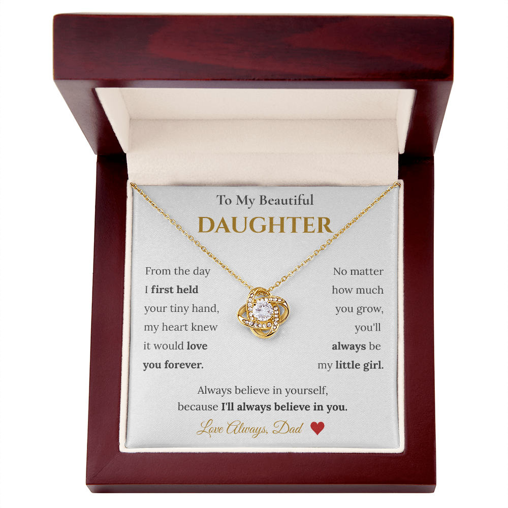To My Daughter Necklace