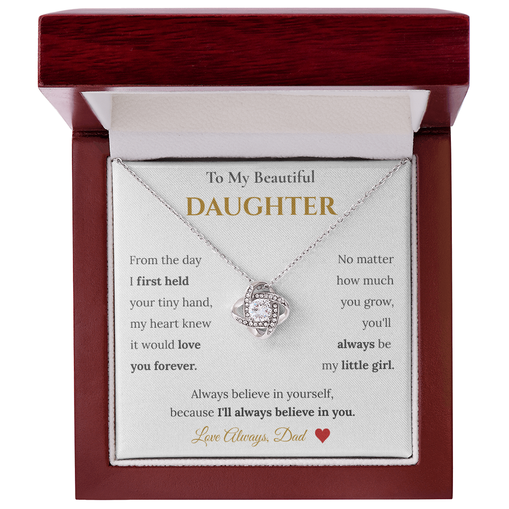 To My Daughter Necklace