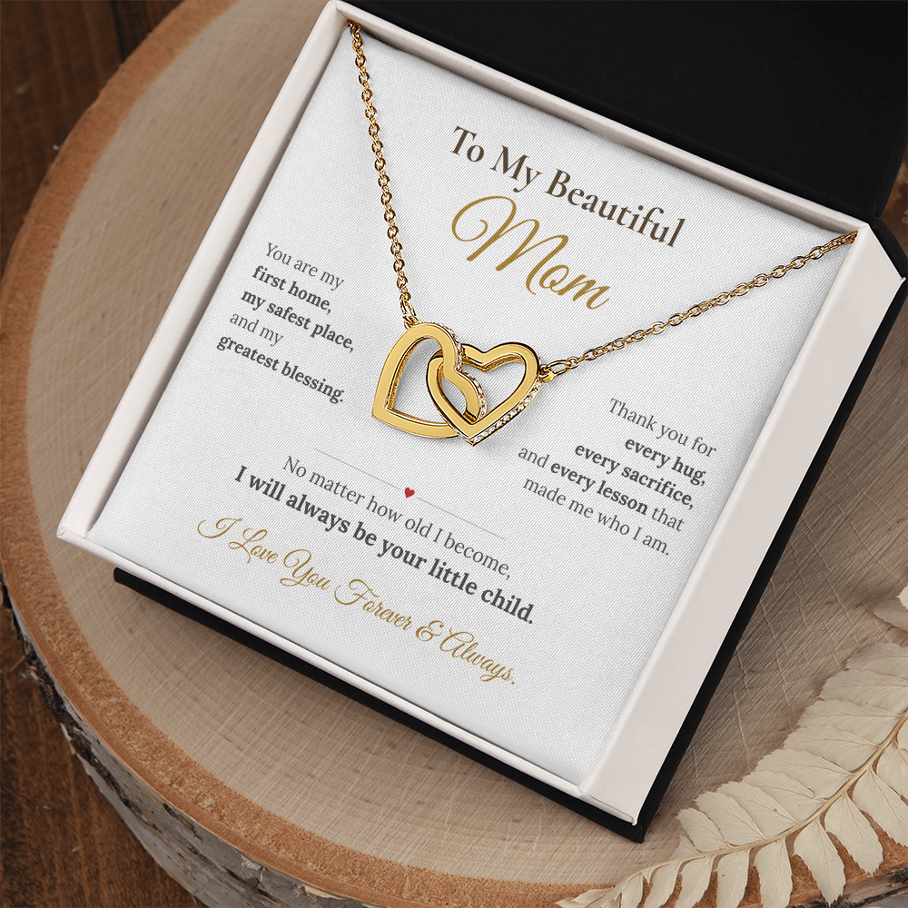 To My Beautiful Mom Necklace