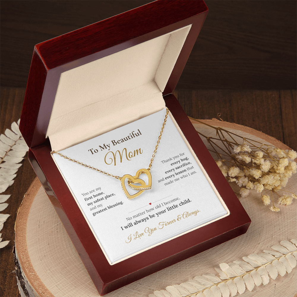To My Beautiful Mom Necklace