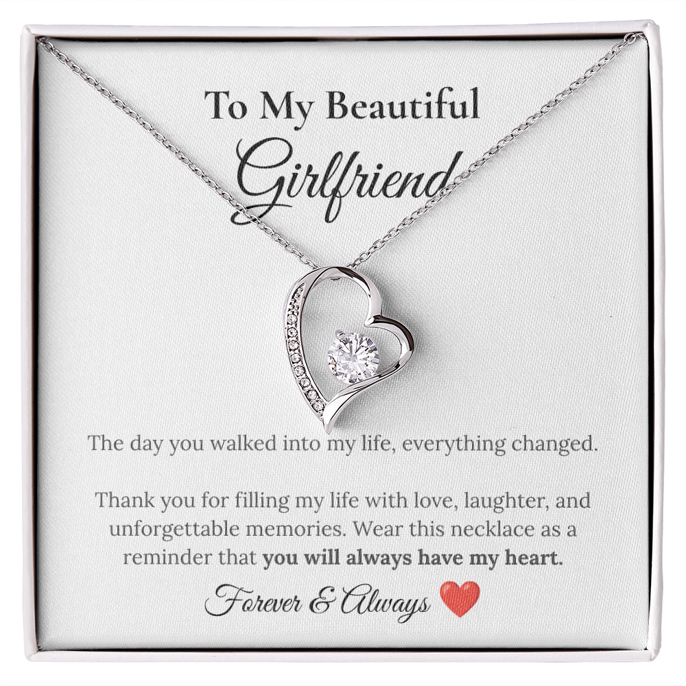 To My Girlfriend Necklace