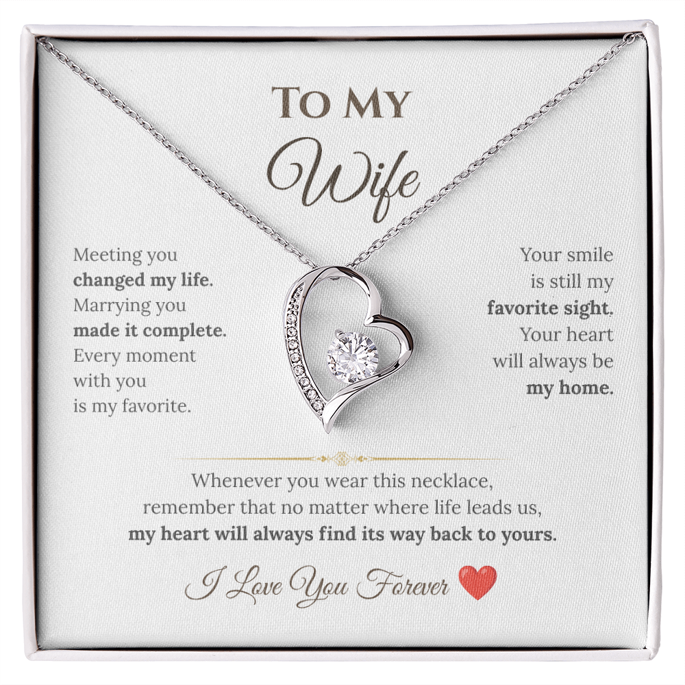 To My Wife Necklace
