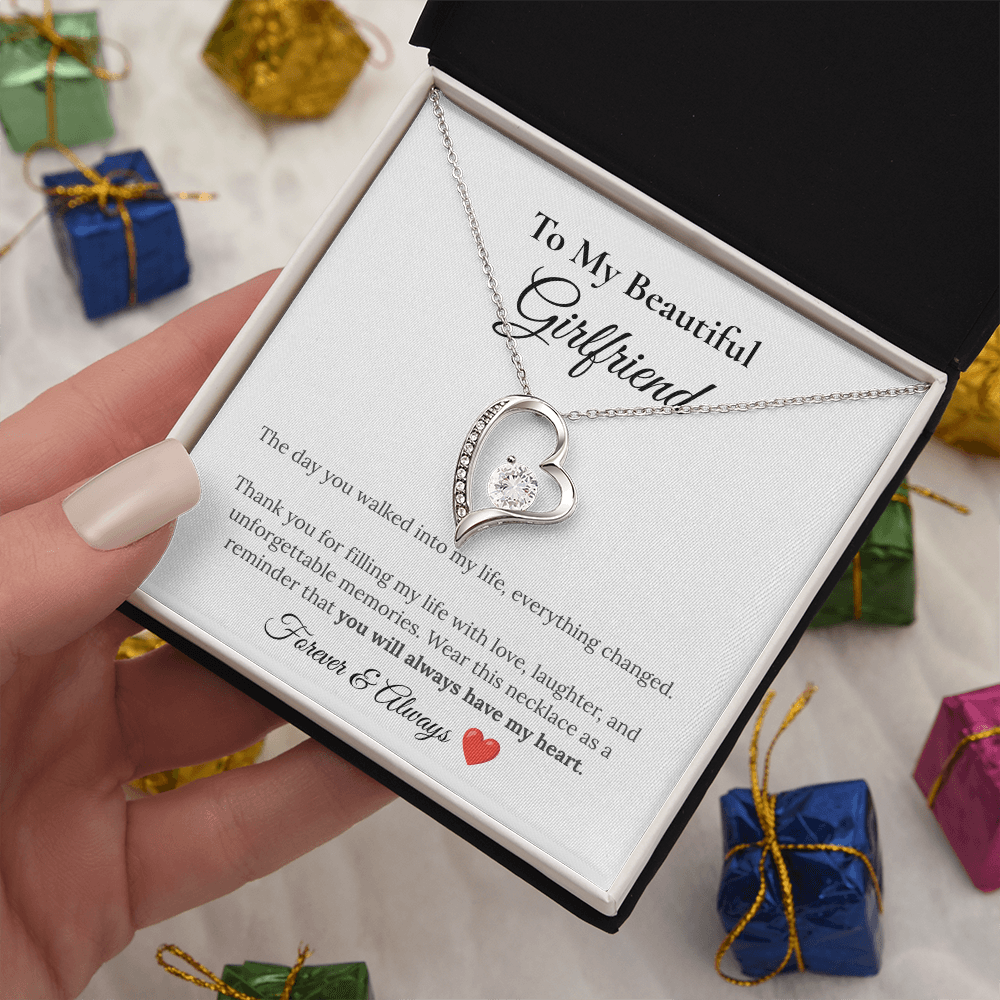 To My Girlfriend Necklace