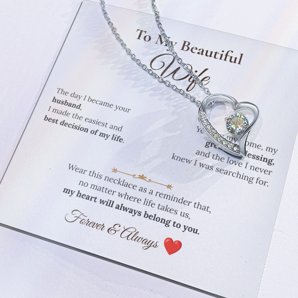 To My Beautiful Wife Necklace