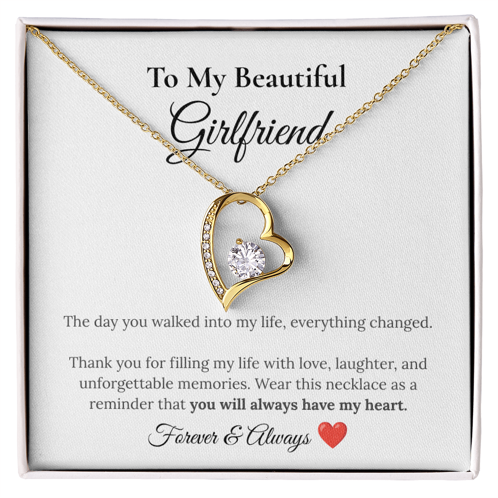 To My Girlfriend Necklace