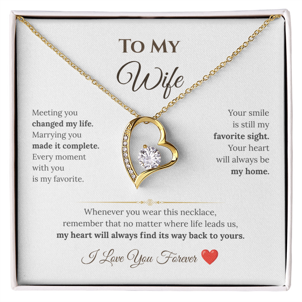 To My Wife Necklace