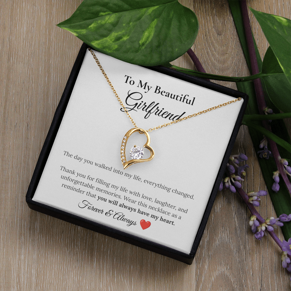 To My Girlfriend Necklace