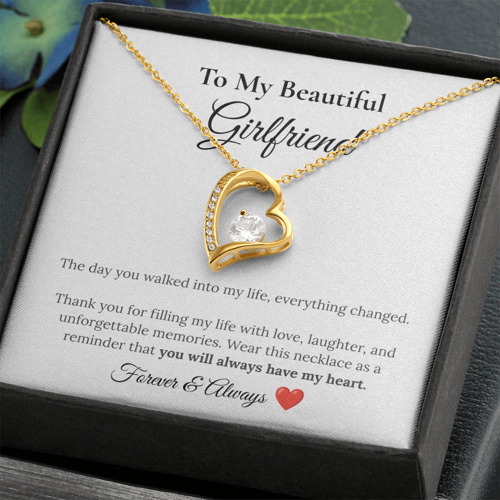 To My Girlfriend Necklace