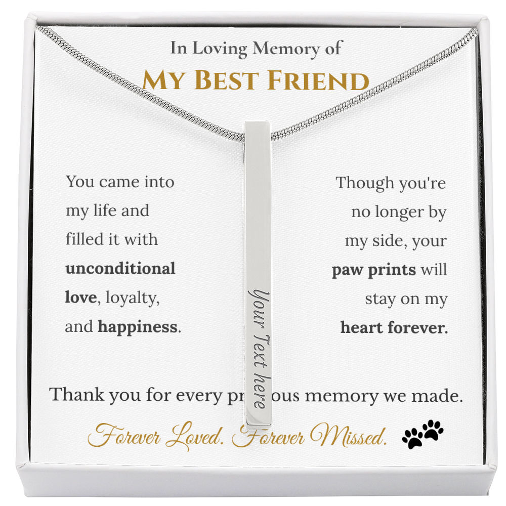 Dog Memorial Necklace