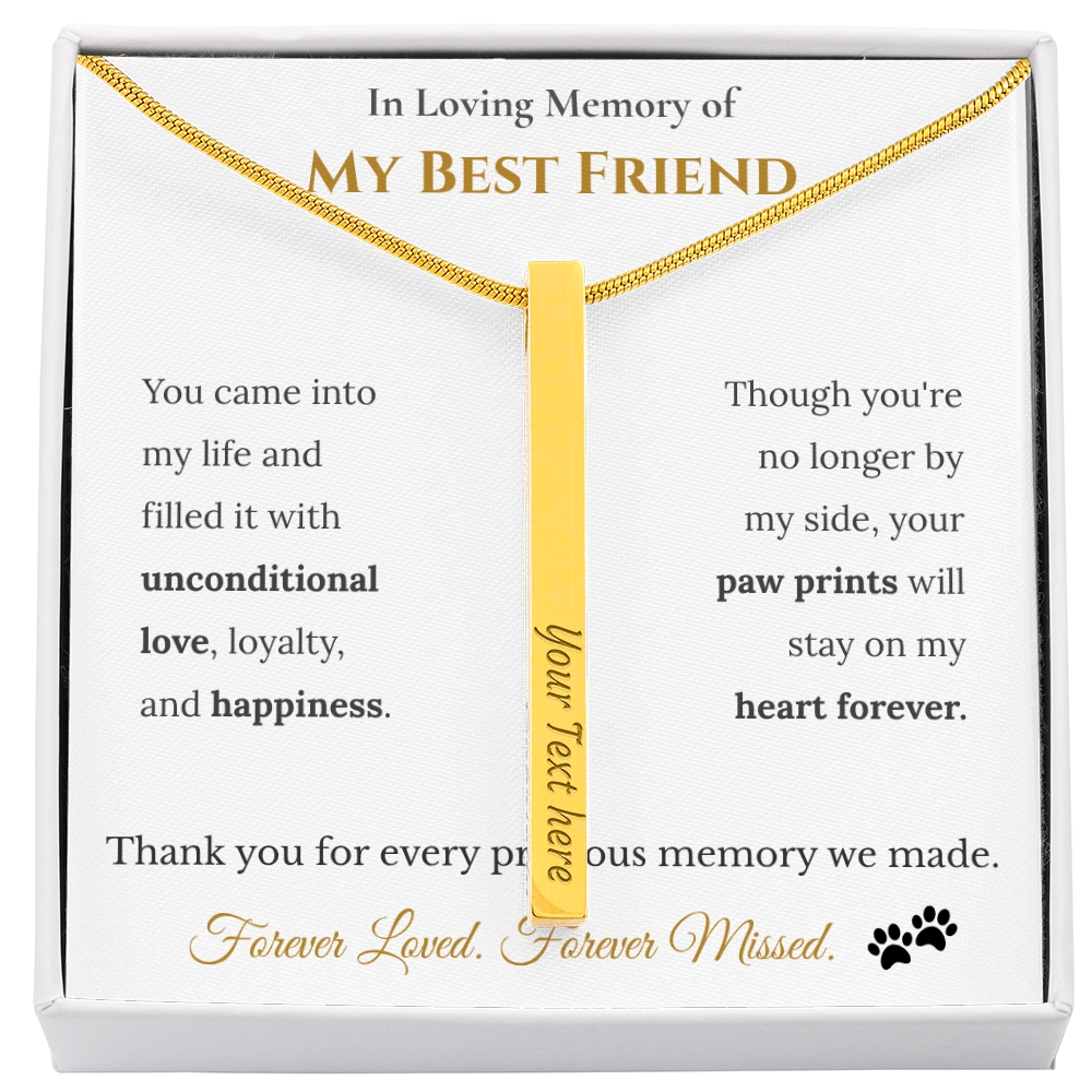 Dog Memorial Necklace