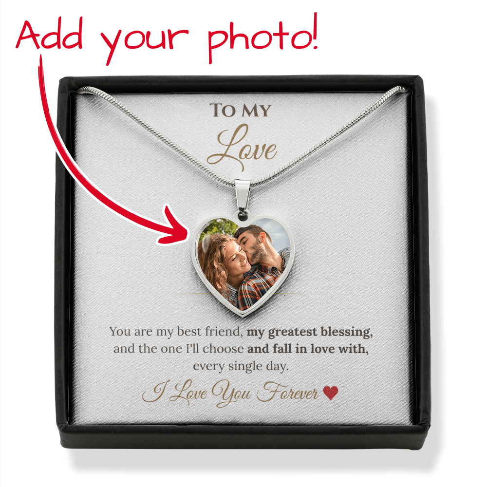 Custom Photo Necklace for Her