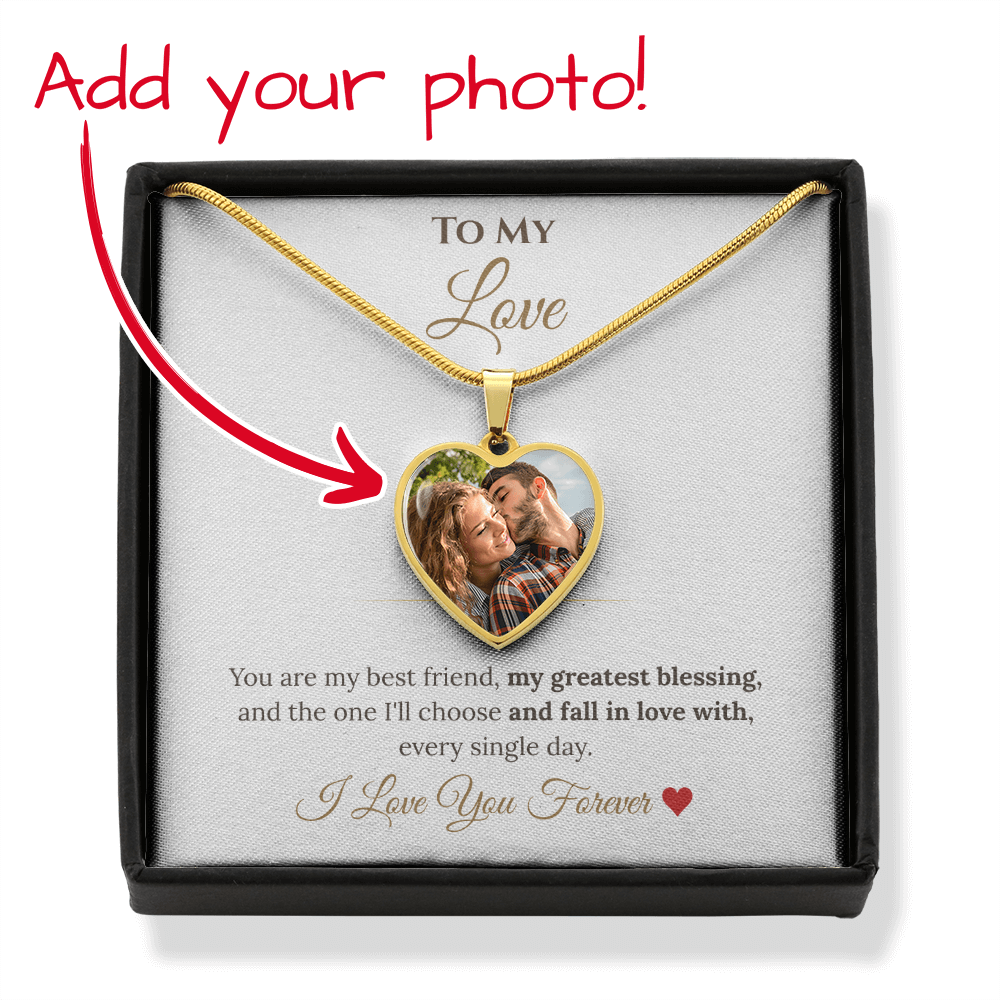 Custom Photo Necklace for Her