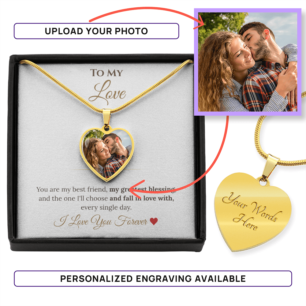 Custom Photo Necklace for Her